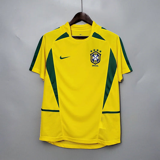 2002 Retro Brazil Home Football Shirt