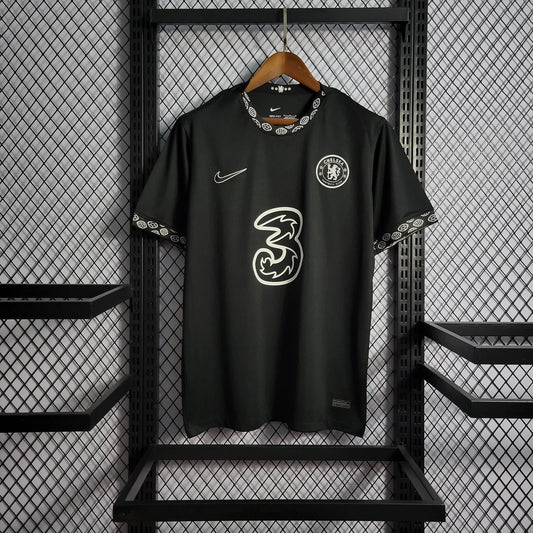 2022/2023 Chelsea Training Wear Schwarzes Fußballtrikot