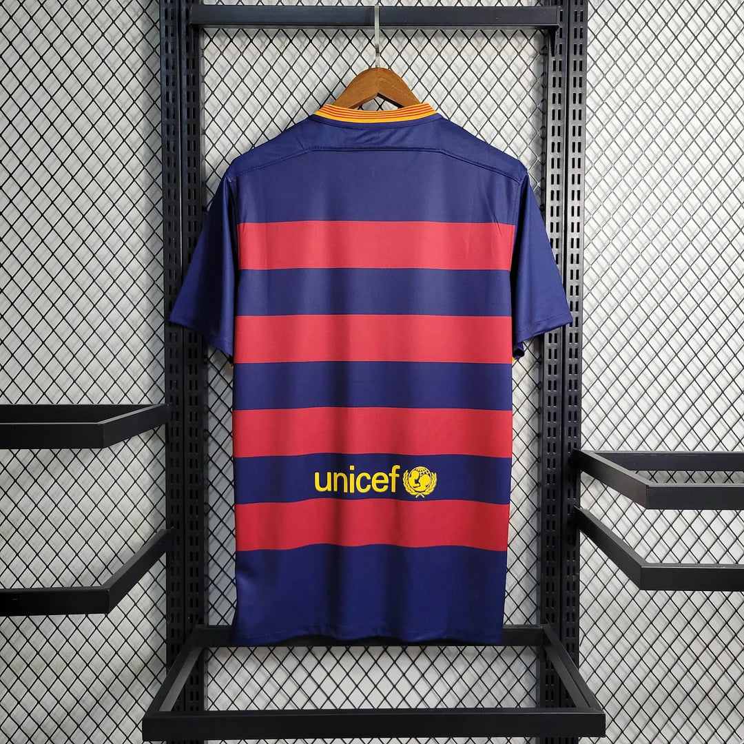 2015/2016 Retro Barcelona Home Football Shirt