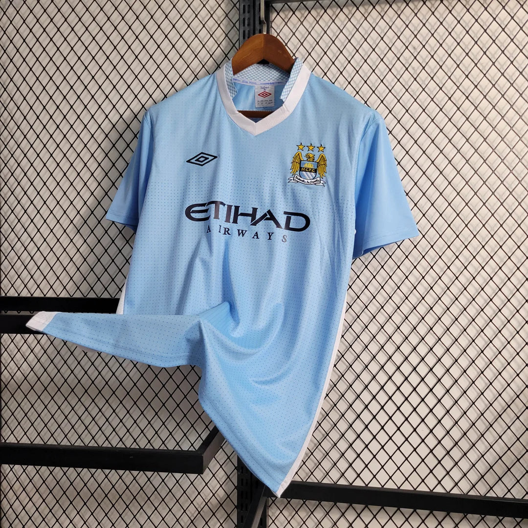 2011/2012 Retro Manchester City Home Football Shirt