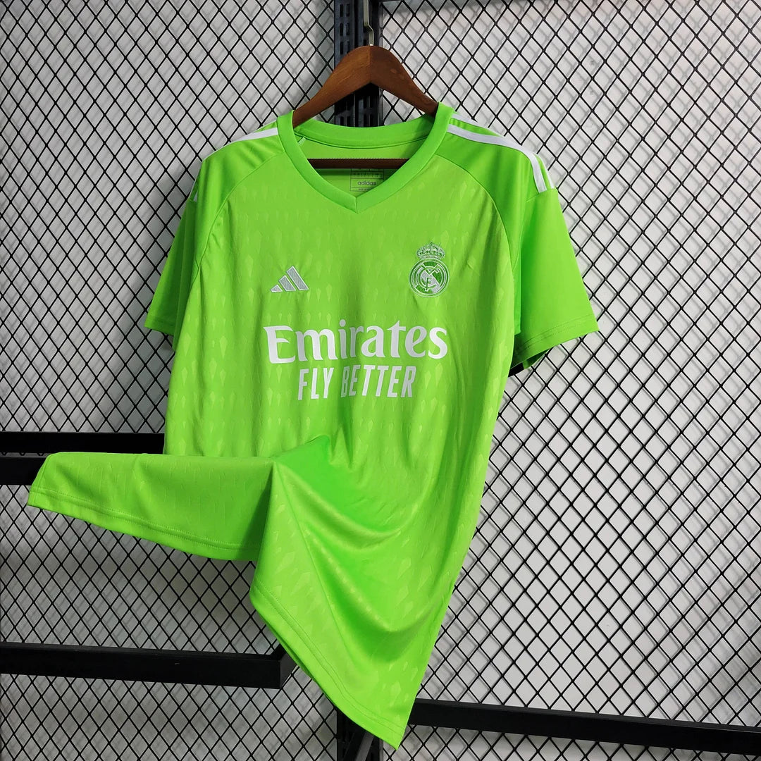 2023/2024 Real Madrid Goalkeeper Green Football Shirt