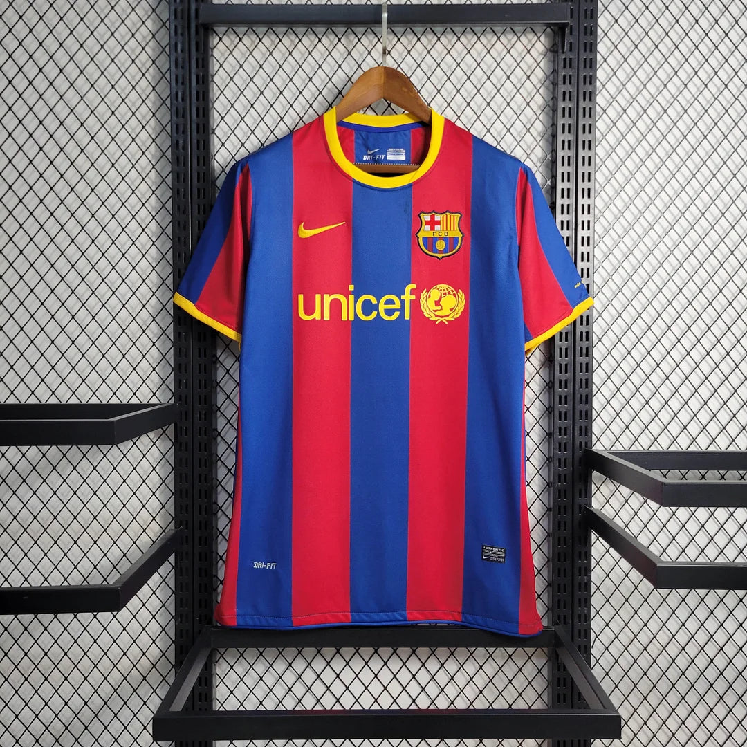 2010/2011 Retro Barcelona Home Football Shirt