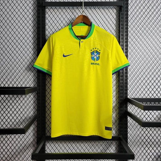 2022 Brazil Home Football Shirt