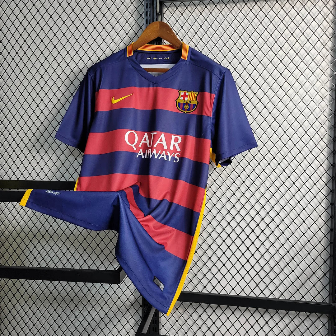 2015/2016 Retro Barcelona Home Football Shirt