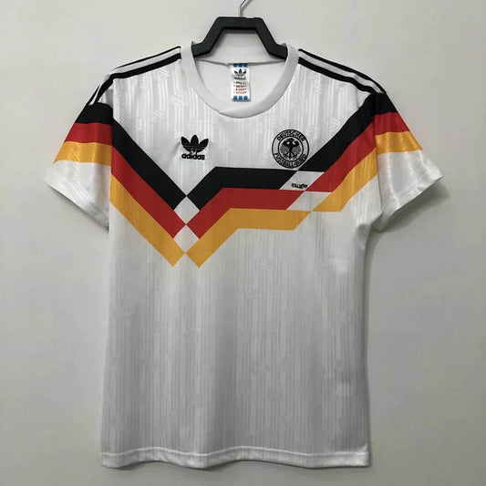 1990 Retro Deutschland Heim-Fußballtrikot