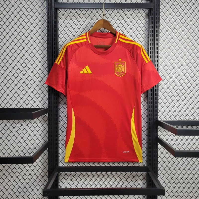 2024 Spain Home Football Shirt