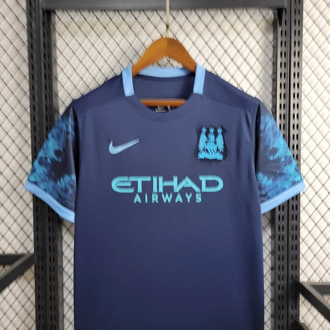 2015/2016 Retro Manchester City Away Football Shirt