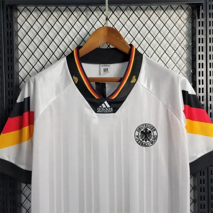 Germany Jersey Home Kit 1992 Retro Football Team Soccer Shirt