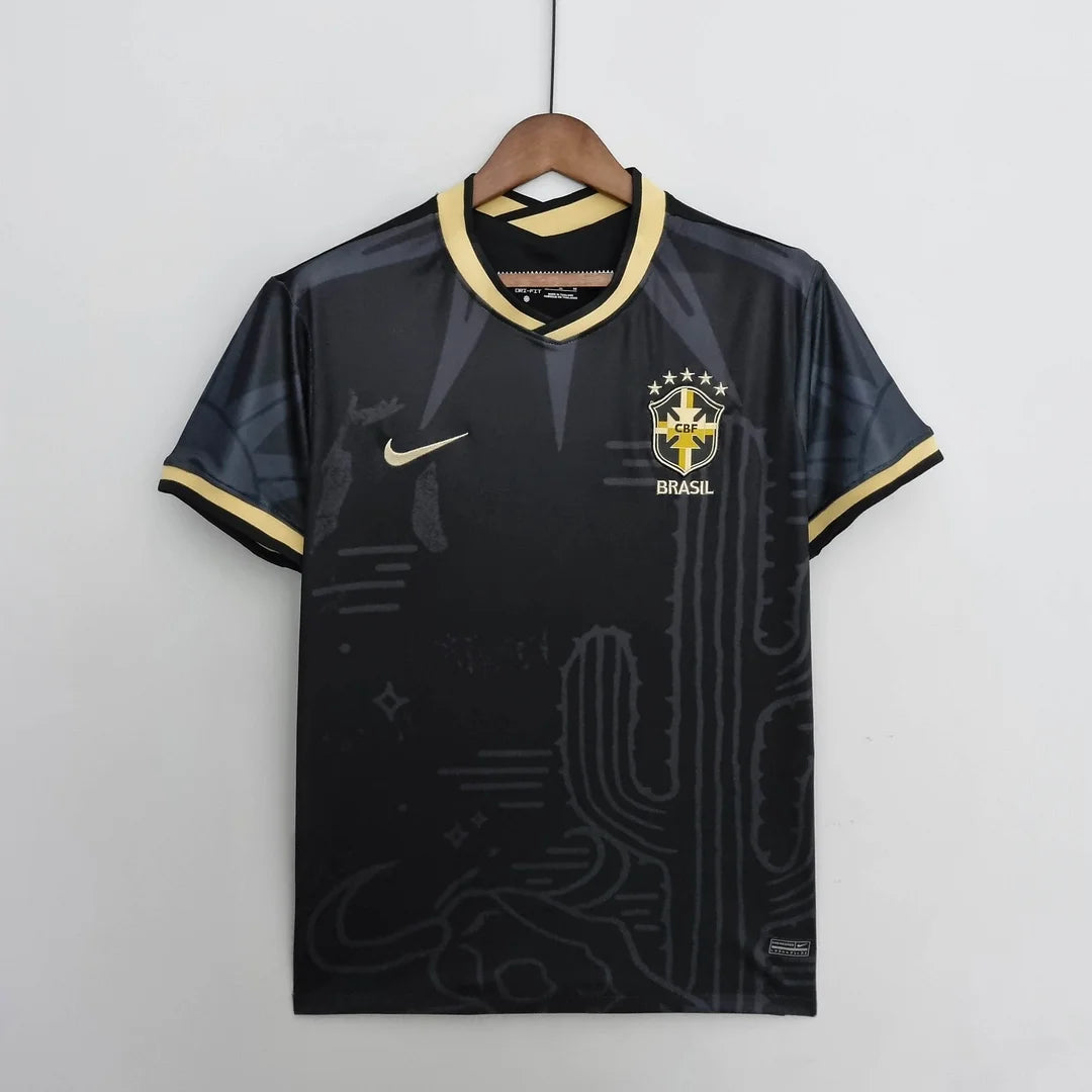 2022 Brazil Special Edition Black Football Shirt