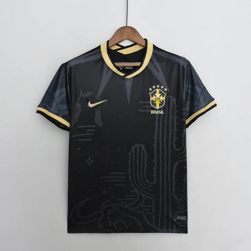 2022 Brazil Special Edition Black Football Shirt