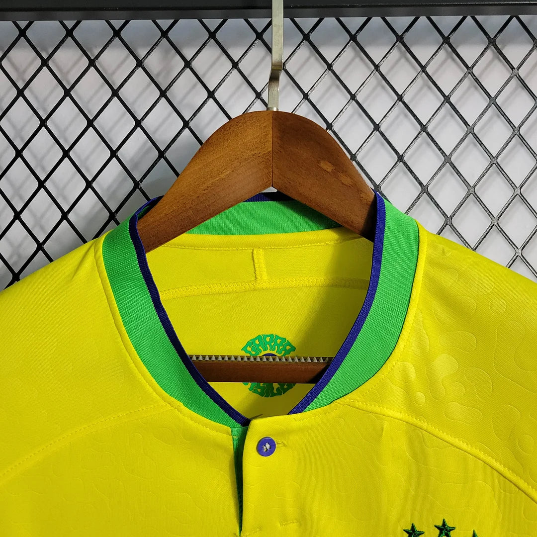 2022 Brazil Home Football Shirt