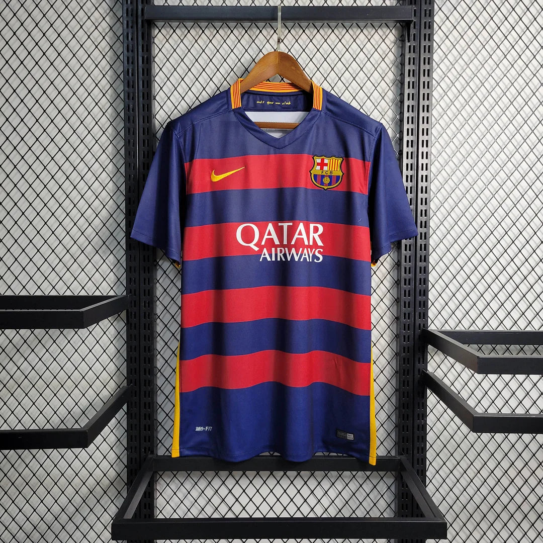 2015/2016 Retro Barcelona Home Football Shirt