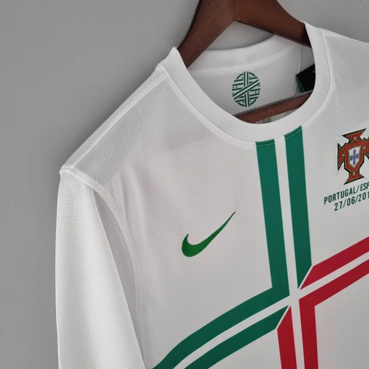 2012 Retro Long Sleeve Portugal Away Football Shirt