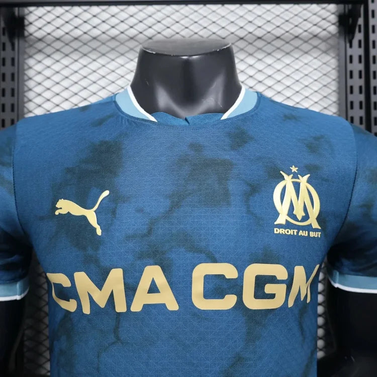 2024/2025 Player Version Olympique de Marseille Away Football Shirt