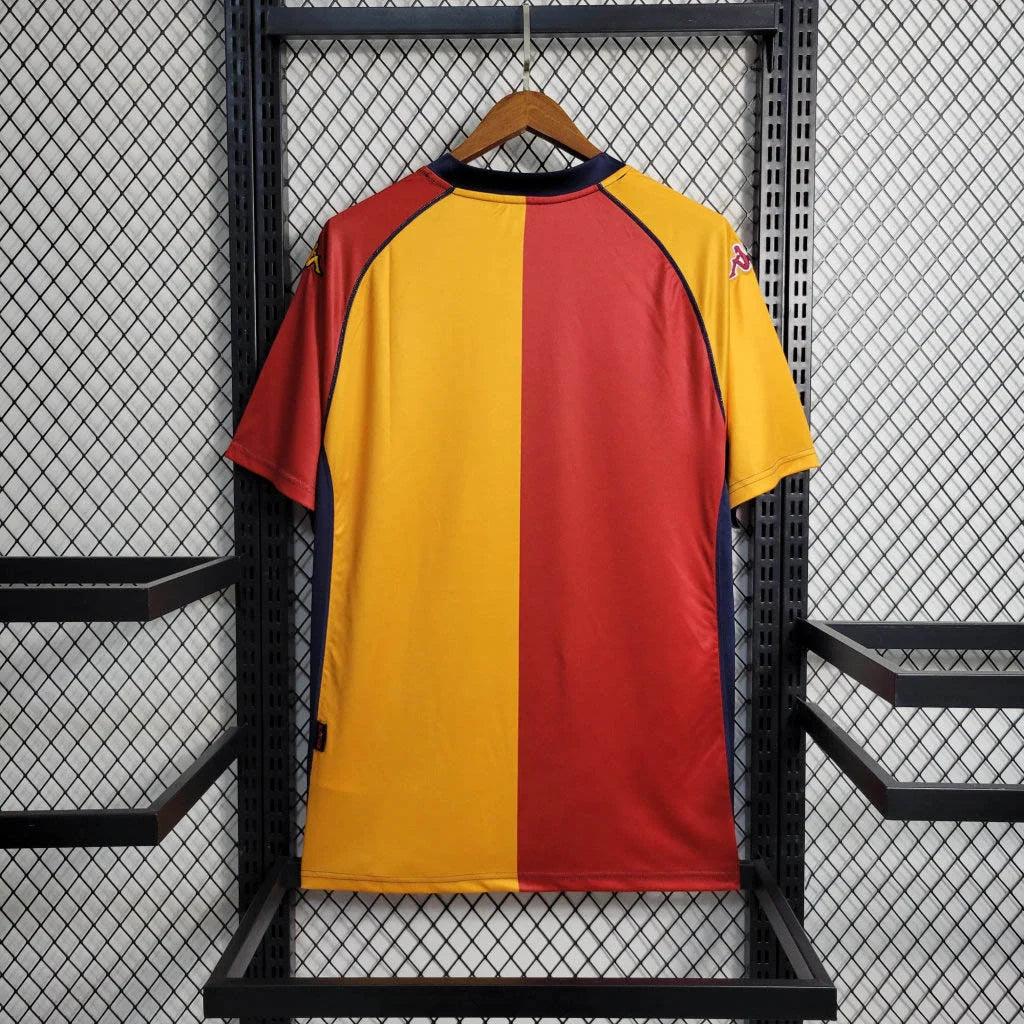 2001/2002 Retro AS Roma European Home Football Shirt