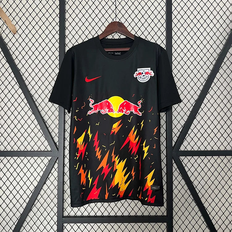 2024-2025 Leipzig Special Edition Schwarzes Fußballtrikot