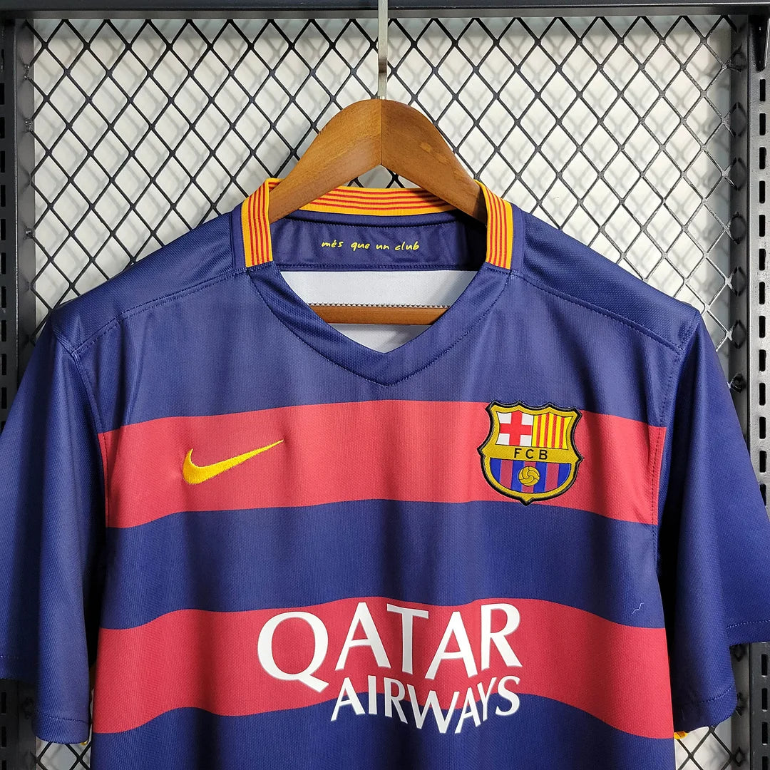 2015/2016 Retro Barcelona Home Football Shirt