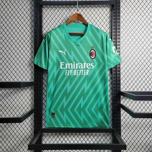 2023/2024 AC Milan Goalkeeper Green Football Shirt