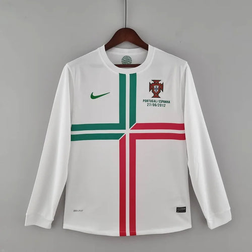 2012 Retro Long Sleeve Portugal Away Football Shirt