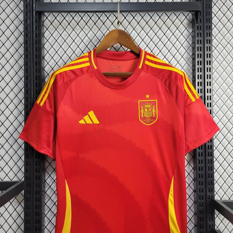 2024 Spain Home Football Shirt