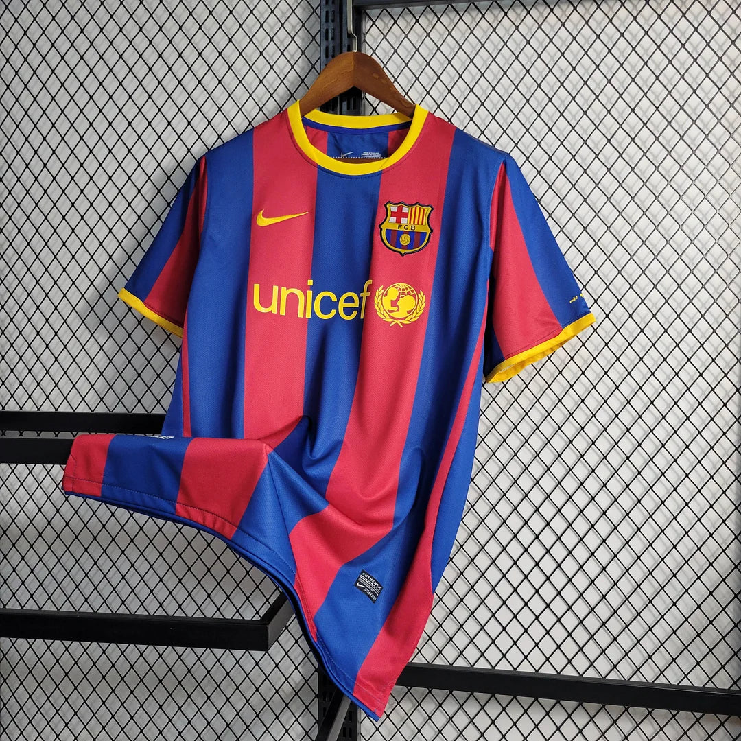 2010/2011 Retro Barcelona Home Football Shirt