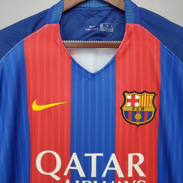 2016/2017 Retro Barcelona Fußballtrikot Heim