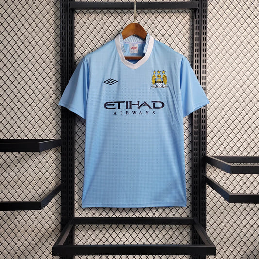 2011/2012 Retro Manchester City Home Football Shirt