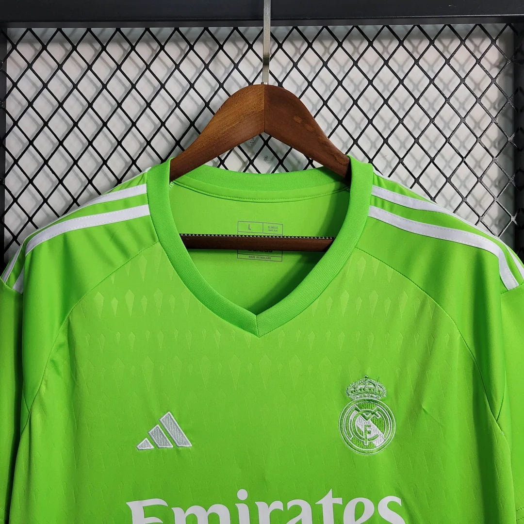 2023/2024 Real Madrid Goalkeeper Green Football Shirt