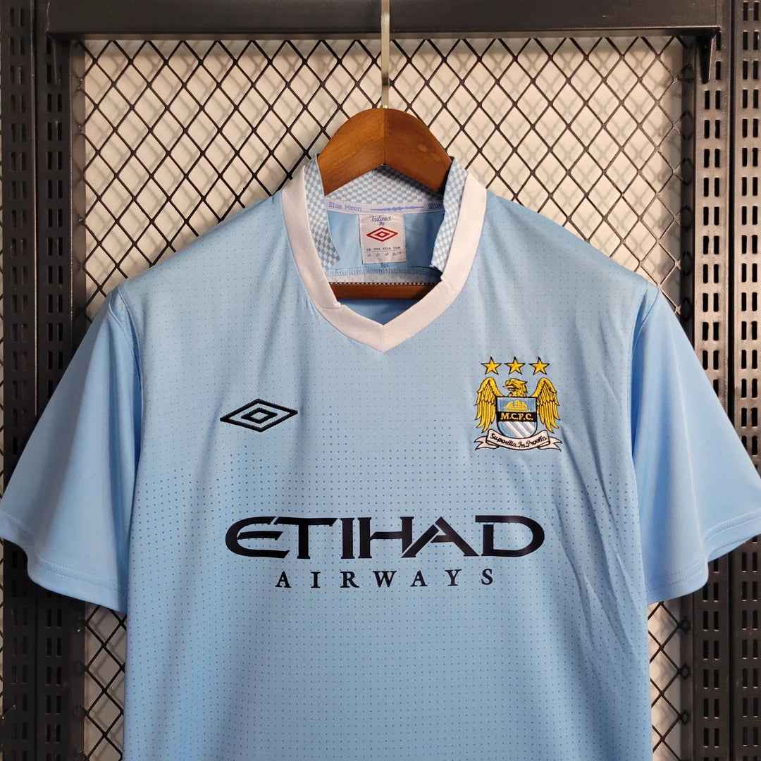 2011/2012 Retro Manchester City Home Football Shirt