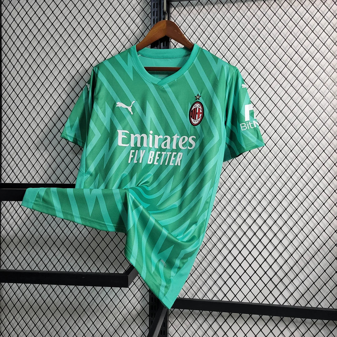 2023/2024 AC Milan Goalkeeper Green Football Shirt