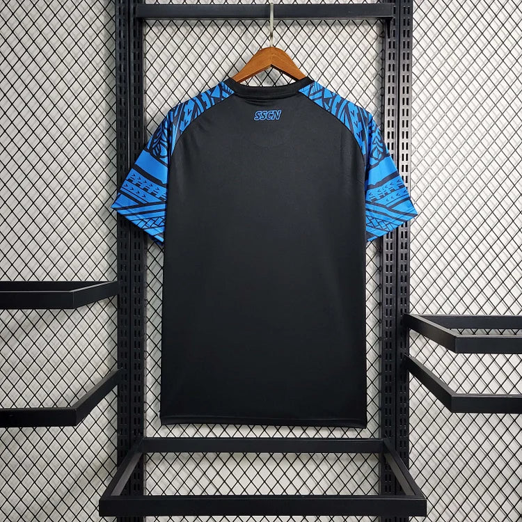 2023/2024 Napoli Training Wear Schwarzes Fußballtrikot